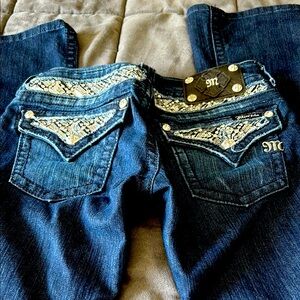 Bling Miss Me Boot Cut Jeans 26